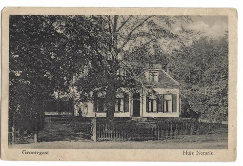 Grootegast, Huis Notaris, Verzamelen, Ansichtkaarten | Nederland, Ongelopen, Groningen, 1920 tot 1940, Verzenden