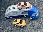 Little tikes transporter  inclusief 2 auto’s, Kinderen en Baby's, Speelgoed | Speelgoedvoertuigen, Ophalen, Gebruikt