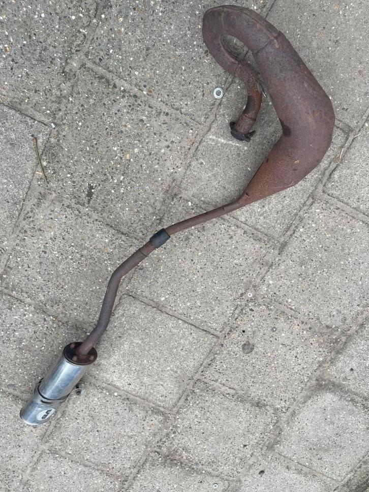 Leovince v6 uitlaat derbi senda modellen (Linksom), Fietsen en Brommers, Brommeronderdelen | Algemeen, Nieuw, Uitlaat, Ophalen of Verzenden