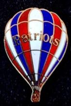 Patriots ballon pin, Verzamelen, Ophalen of Verzenden, Nieuw, Transport, Speldje of Pin