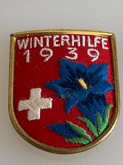 Winterhilfe 1939 Zwitserland Speld, Verzamelen, Speldjes, Pins en Buttons, Gebruikt, Speldje of Pin, Stad of Land, Ophalen of Verzenden