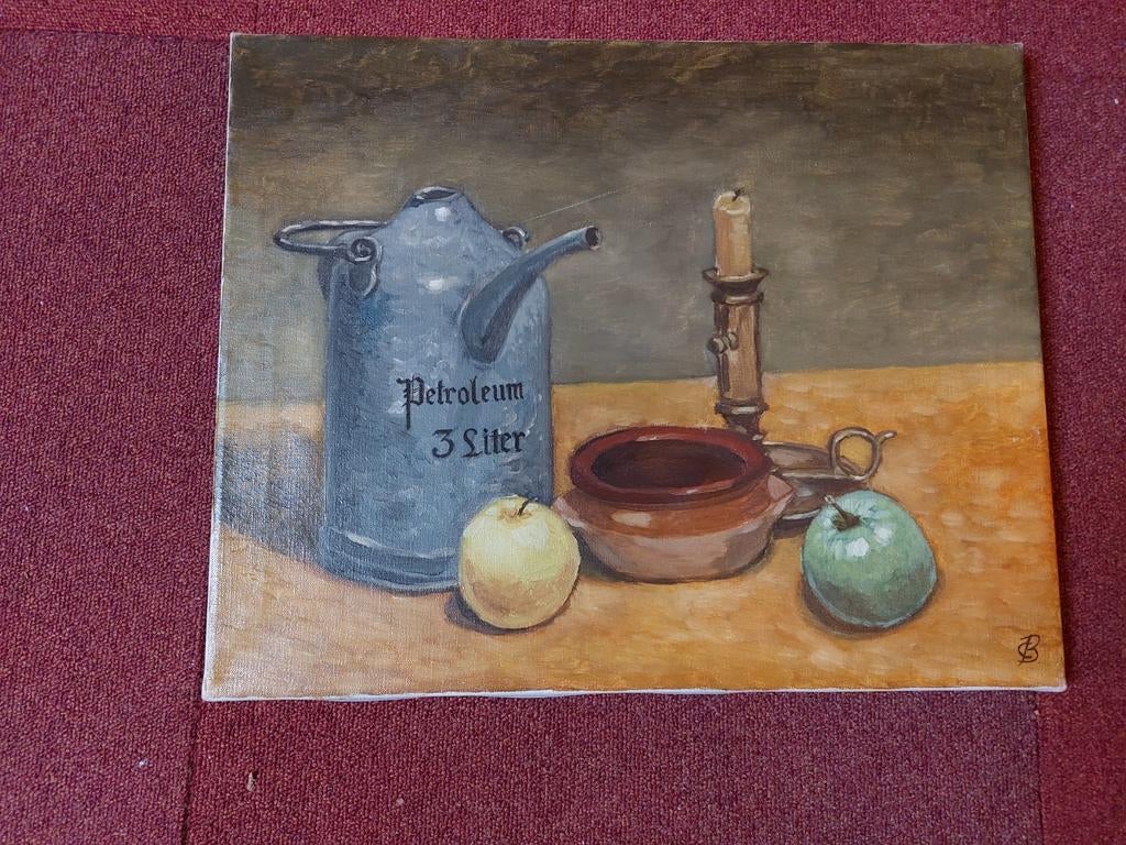 Canvas leuk voor in de keuken, Antiek en Kunst, Kunst | Schilderijen | Klassiek, Ophalen of Verzenden