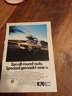 Advertentie van Volkswagen K 70 1971, Ophalen of Verzenden, Zo goed als nieuw, Auto's