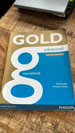 Gold Advanced coursebook 978-1-4479-0704-6, Boeken, Schoolboeken, Sally Burgerss & Amanda Thomas, Ophalen of Verzenden, Engels