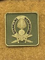 5x5 borstembleem kmar gvt, Verzenden, Marechaussee, Nederland, Embleem of Badge