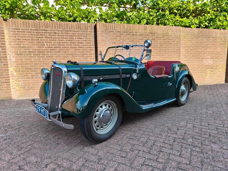 Singer Nine Roadster 1939 oldtimer, Auto's, Oldtimers, Particulier, Overige merken, Benzine, Cabriolet, Handgeschakeld, Groen