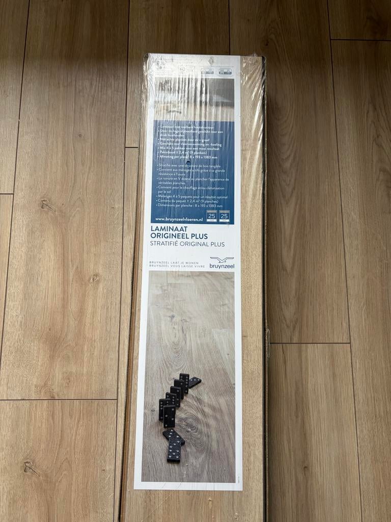 Nieuw pak Bruynzeel laminaat - 2,4 m2, Doe-het-zelf en Verbouw, Vloerdelen en Plavuizen, Ophalen, Kunststof, Nieuw, Minder dan 5 m²