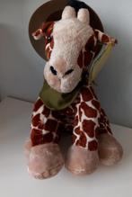 Build a Bear giraffe St Louis zeldzaam + tropenhelm +bandana, Kinderen en Baby's, Speelgoed | Knuffels en Pluche, Ophalen of Verzenden