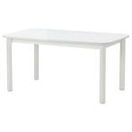 IKEA STRANDTORP TABLE WHITE (zonder verlengstuk), Huis en Inrichting, Tafels | Eettafels, Kunststof, 100 tot 150 cm, Ikea clean
