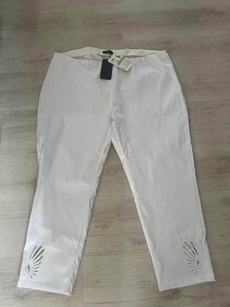 No Secret maat 54, Kleding | Dames, Grote Maten, Ophalen of Verzenden, Nieuw, Wit, Broek of Spijkerbroek