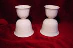 2 Wedgwood Barlaton creamware egg cups, Verzenden, Porselein, Wedgwood