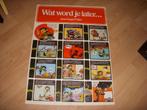Poster Wat word je later.... door Guust Flater jaren 70, Verzamelen, Stripfiguren, Ophalen of Verzenden, Overige figuren, Gebruikt