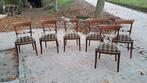Prachtige Biedermeier eetkamerstoelen, 6 stuks, Ophalen