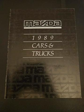 Brochure Mazda Cars & Trucks 1989 USA  beschikbaar voor biedingen