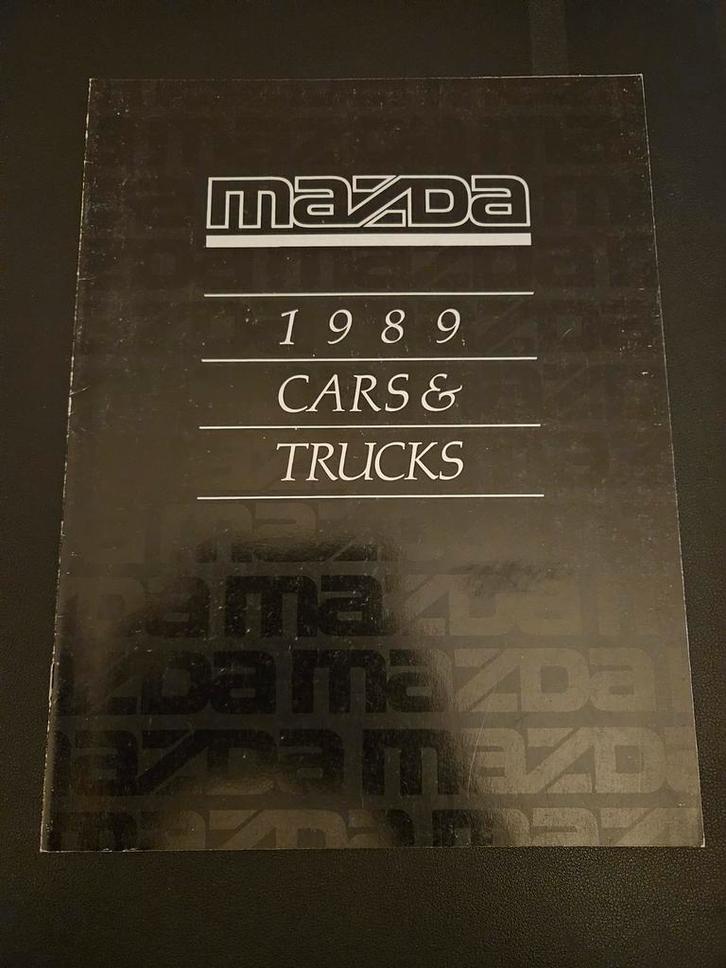 Brochure Mazda Cars & Trucks 1989 USA, Boeken, Auto's | Folders en Tijdschriften, Zo goed als nieuw, Mazda, Ophalen of Verzenden