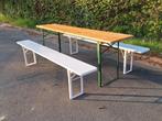 Biertafel picknicktafel te huur, Ophalen, Zo goed als nieuw, Inklapbaar, Rechthoekig