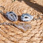 agaat geode sleutelhanger, Ophalen of Verzenden, Nieuw