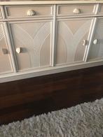 Dressoir white wash, Huis en Inrichting, Kasten | Dressoirs, Gebruikt, Ophalen of Verzenden, 200 cm of meer, 25 tot 50 cm
