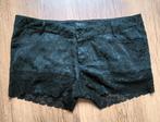 Punk Rave - Hotpants - Shorts - Maat XL - Barok Print - Goth, Kleding | Dames, Kort, Zwart, Maat 42/44 (L), Ophalen of Verzenden