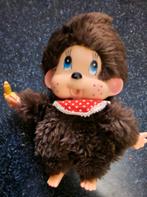 Vintage Monchhichi Aapje met banaan, Ophalen of Verzenden, Gebruikt, Overige typen