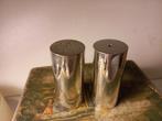 Hypermodern zilvere peper en zoutstel, Antiek en Kunst, Antiek | Goud en Zilver, Ophalen of Verzenden, Zilver