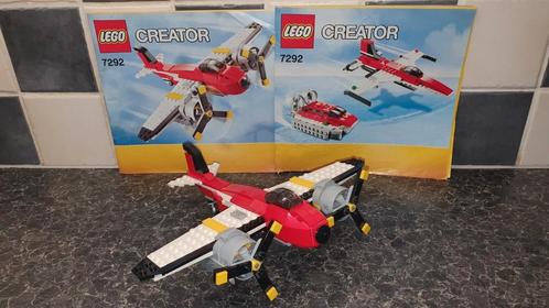 Lego Creator 7292 stoer vliegtuig 3in1 set mooi en compleet., Kinderen en Baby's, Speelgoed | Duplo en Lego, Zo goed als nieuw