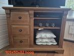 Houten salontafel, tv meubel en dressoir, Huis en Inrichting, Kasten | Dressoirs, Ophalen, Eikenhout, 150 tot 200 cm, Met deur(en)