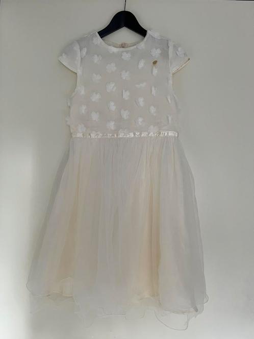 bruidsmeisjes jurk Le chic maat 158/164 ivoor kleurig, Kinderen en Baby's, Kinderkleding | Maat 158, Zo goed als nieuw, Meisje