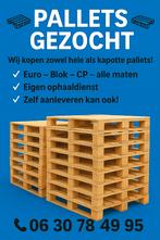 Pallets gezocht inkoop van pallets, Ophalen, 50 mm of meer, Pallet, Minder dan 200 cm