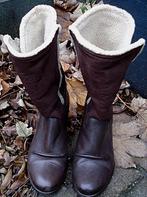 GROTESQUE‍️ 🎀schapenvacht halfhoge laarzen mt 39, Bruin, Verzenden, Zo goed als nieuw, Hoge laarzen