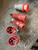 5x 380v 16ah stekkers, Ophalen of Verzenden