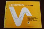 Honda XL125SZ 1978 motorcycle parts catalogue XL125 SZ, Ophalen of Verzenden, Honda