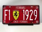 Ferrari metalen reclamebord (Old Look), Ophalen of Verzenden, Nieuw, Auto's