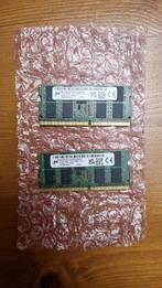 2x 16GB ECC RAM (totaal 32GB), Computers en Software, RAM geheugen, 32 GB, DDR4, Ophalen of Verzenden, Zo goed als nieuw
