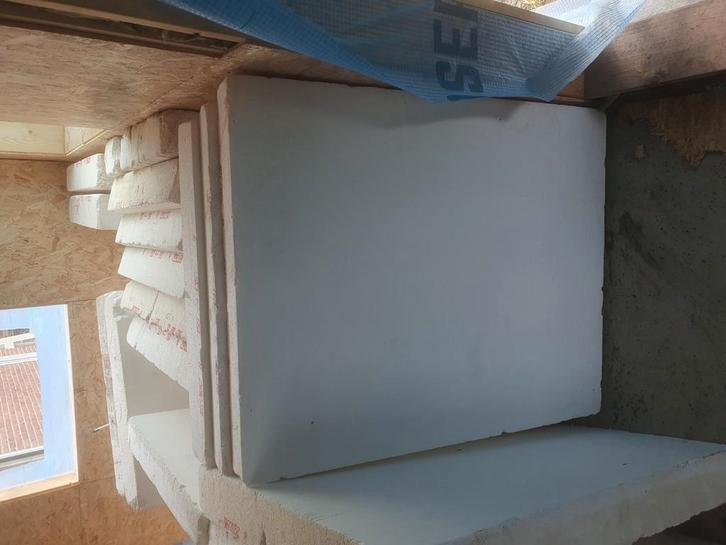 Piepschuim platen / (isolatieplaten) 100 x 120 cm – 13 stuks, Doe-het-zelf en Verbouw, Isolatie en Afdichting, Zo goed als nieuw