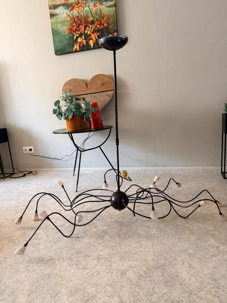 Plafondlamp, moderne design, spider chandelier, Huis en Inrichting, Woonaccessoires | Etagères, Zo goed als nieuw, Ophalen of Verzenden