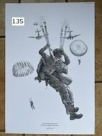 Parachutist wo2, Verzamelen, Militaria | Algemeen, Foto of Poster, Overige soorten, Overige gebieden, Ophalen of Verzenden