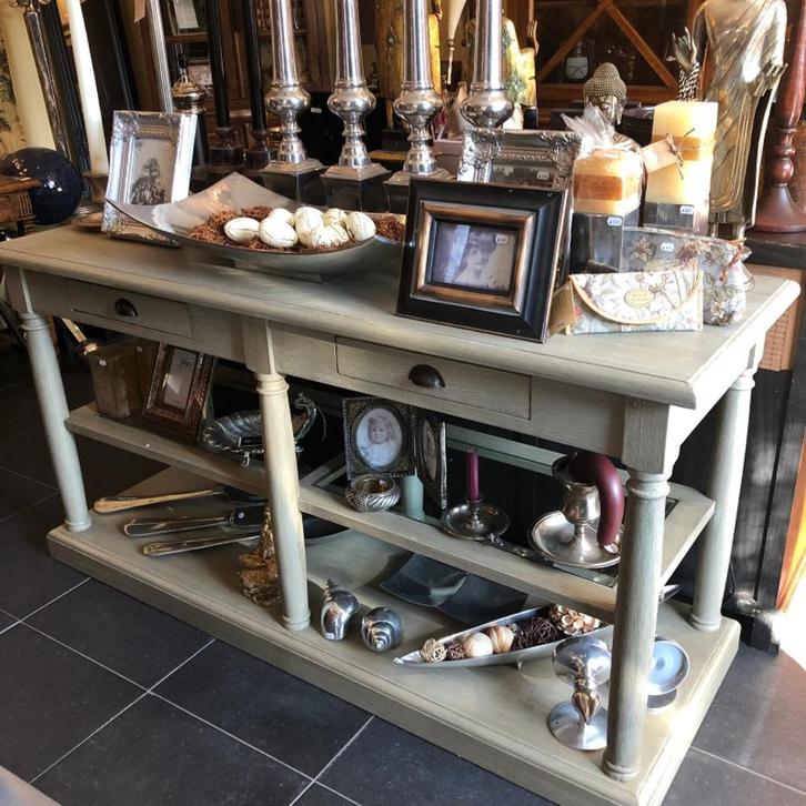 Flamant SIDETABLE / WANDTAFEL / ROOMDIVIDER Eichholtz, Huis en Inrichting, Tafels | Sidetables, Zo goed als nieuw, 50 tot 75 cm