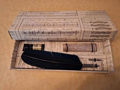 Veer Pen Set met Inkt - Kalligrafie Cadeau, Antiek en Kunst, Antiek | Overige Antiek, Ophalen of Verzenden