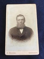 CDV, Man, A. Dekema, Enkhuizen, Carte de Visite, Ophalen of Verzenden, Voor 1940, Gebruikt, Foto