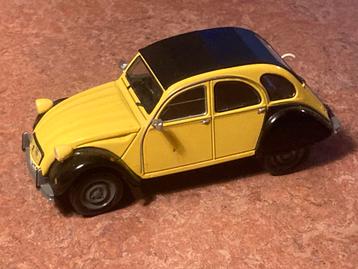 Citroën 2CV Modelauto - Geel/Zwart beschikbaar voor biedingen