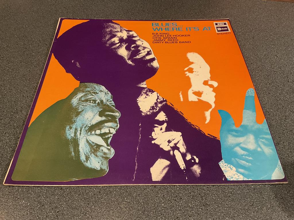 Blues…..where it’s at Vinyl LP Compilatie, Cd's en Dvd's, Vinyl | Jazz en Blues, 1960 tot 1980, Gebruikt, Ophalen of Verzenden