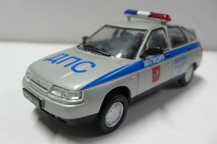 lada 112- verkeerspolitie rusland- 1/43-wat een bofkonten !!, Hobby en Vrije tijd, Modelauto's | 1:43, Nieuw, Auto, Overige merken