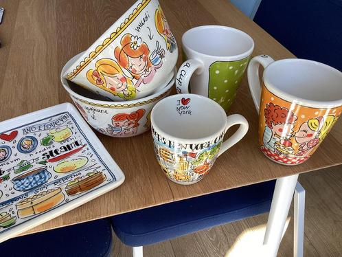 6x BLOND, Huis en Inrichting, Keuken | Servies, Zo goed als nieuw, Kop(pen) en/of Schotel(s), Blond Amsterdam, Aardewerk, Ophalen
