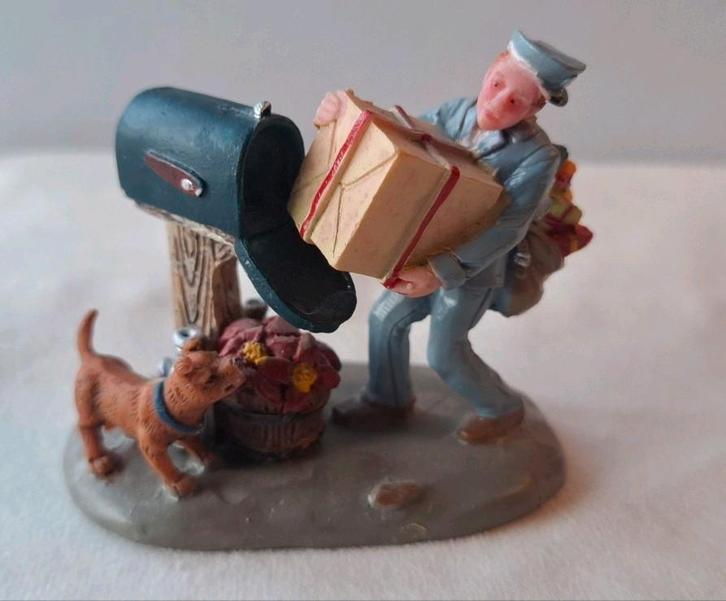 Lemax Postbode bij brievenbus, Diversen, Kerst, Zo goed als nieuw, Ophalen of Verzenden
