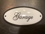 Emaille retro bordje GARAGE, Nieuw, Ophalen of Verzenden, Zo goed als nieuw