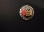 Sportclub Feyenoord Joop Hiele ( oud doelman ) button, Verzamelen, Speldjes, Pins en Buttons, Ophalen of Verzenden, Gebruikt, Overige onderwerpen