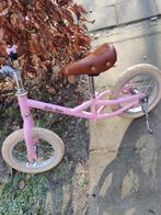 Retro roze loopfiets, Ophalen, Zo goed als nieuw, Loopfiets