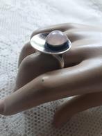 Zilveren DEENSE Ring Jaren '70 m. Rozenkwarts van N.E. FROM, Sieraden, Tassen en Uiterlijk, Antieke sieraden, Met edelsteen, Zilver