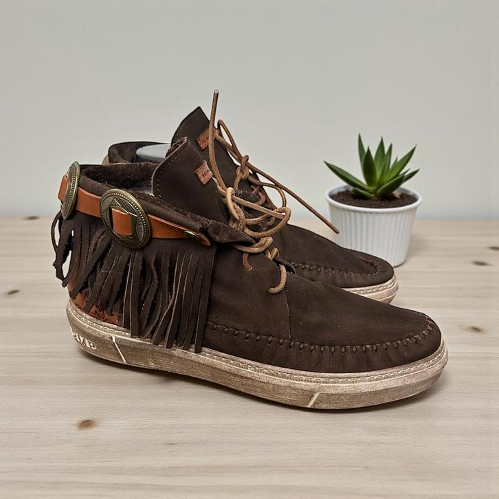 Karma of Charme Schoenen Maat 41 Bruin Suède Leer Frankes, Kleding | Dames, Schoenen, Zo goed als nieuw, Espadrilles of Moccasins